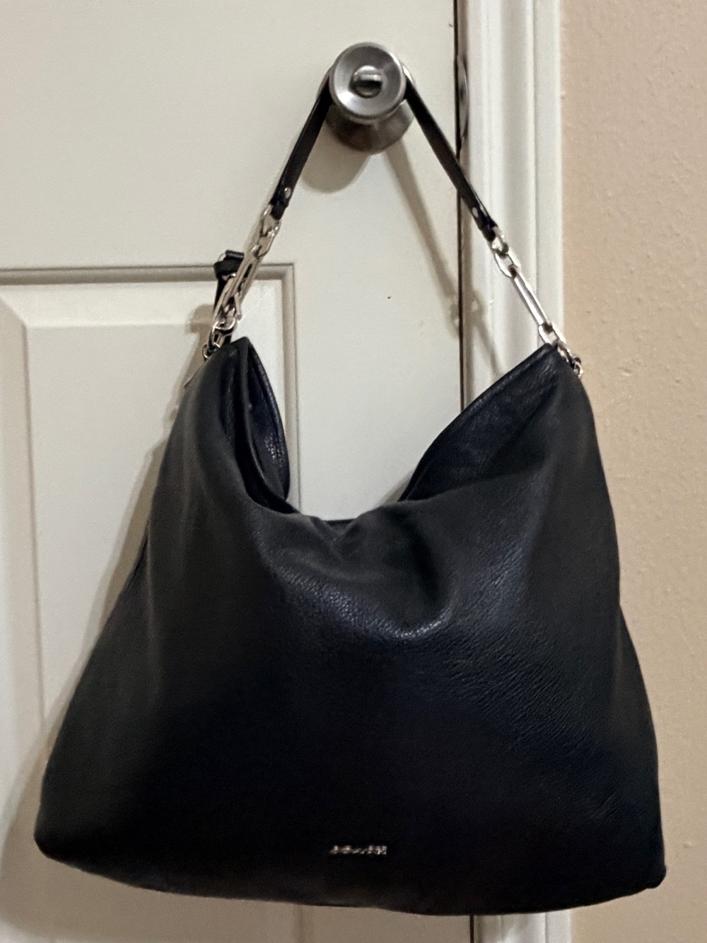 Coach Black Leather Large Purse/Tote - Picture 4 of 16